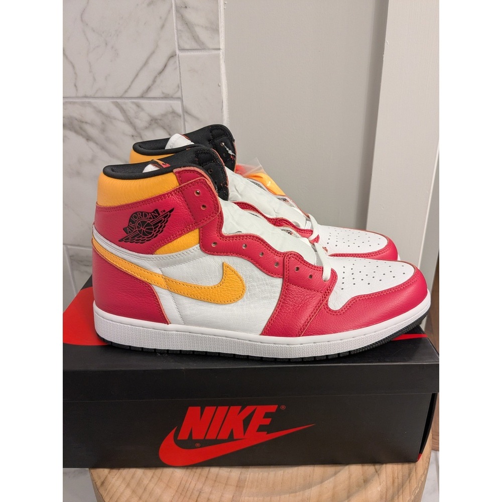 Air Jordan 1 Retro High OG Yellow Ochre Sneakers Men's Size 14 Shoes